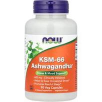 NOW Foods, KSM-66 Ashwagandha®, 600 mg, 90 vegetariškų kapsulių