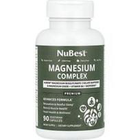 NuBest, Magnio kompleksas, 90 vegetariškų kapsulių