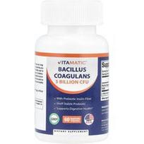Vitamatic, Bacillus Coagulans, 5 milijardai KFV, 60 augalinių kapsulių