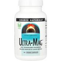 Source Naturals, „Ultra-Mag™“, 90 veganiškų kapsulių