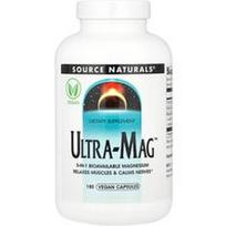 Source Naturals, „Ultra-Mag™“, 180 veganiškų kapsulių