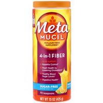 Metamucil, 4 viename skaidulų, apelsinų skonio, be cukraus, 425 g