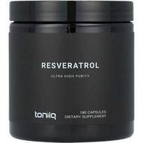 Toniiq, Resveratrolis, 180 kapsulių (300 mg vienoje kapsulėje)