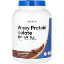 Nutricost, Išrūgų baltymų izoliatas, pieniško šokolado skonio, 5 svarai (2268 g)