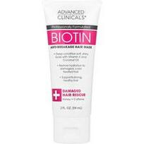 Advanced Clinicals, Biotinas, plaukų kaukė nuo lūžinėjimo, 59 ml