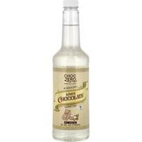 ChocZero, Aukščiausios kokybės sirupas, baltasis šokoladas, be cukraus, 750 ml (25,4 fl oz)