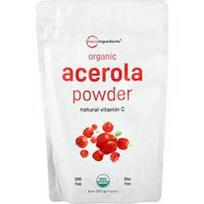 Micro Ingredients, Organiniai acerolos milteliai, 8 uncijos (227 g)