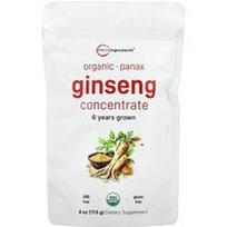 Micro Ingredients, Organinio ženšenio koncentratas, 113 g