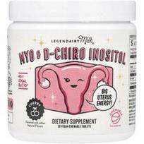 Legendairy Milk, Myo ir D-Chiro inozitolis, vyšnių skonio, 30 veganiškų kramtomųjų tablečių