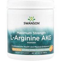 Swanson Vitamins, Maksimalios stiprybės L-arginino AKG milteliai, natūralūs citrusiniai vaisiai, 368 g