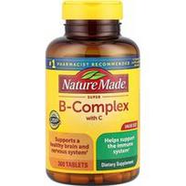 Nature Made, Super-B kompleksas su vitaminu C, 360 tablečių