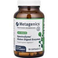 Metagenics, „SpectraZyme®“ glitimo virškinimo fermentai, 90 kapsulių (138 mg vienoje kapsulėje)