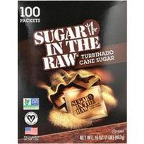 In the Raw, „Sugar In The Raw®“, turbinado cukranendrių cukrus, 100 pakelių, 453 g