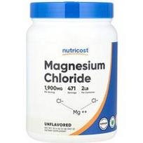 Nutricost, Magnio chloridas, be skonio, 907 g (32,4 uncijos)