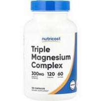 Nutricost, Trigubas magnio kompleksas, 120 kapsulių (150 mg vienoje kapsulėje)