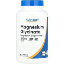 Nutricost, Magnio glicinatas, 180 kapsulių (70 mg vienoje kapsulėje)