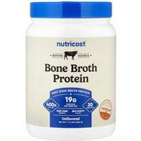 Nutricost, Kaulų sultinio baltymai, be skonio, 400 g
