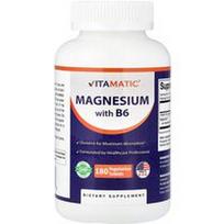Vitamatic, Magnis su vitaminu B6, 180 vegetariškų tablečių