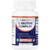 Vitamatic, L.Reuteri kompleksas, 60 DRcaps® hipromeliozės kapsulių