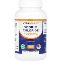 Vitamatic, Natrio chloridas, 1000 mg, 365 tabletės