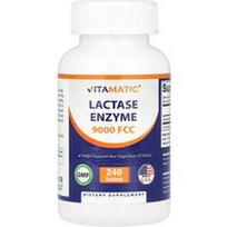 Vitamatic, Laktazės fermentas, 9000 FCC, 240 tablečių