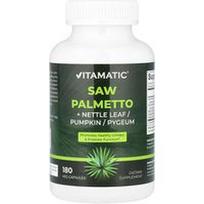 Vitamatic, Sabalpalmė + dilgėlių lapai / moliūgas / pygeum, 180 daržovių kapsulių