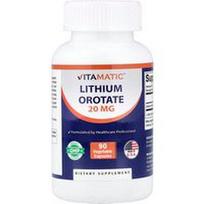 Vitamatic, Ličio orotatas, 20 mg, 90 augalinių kapsulių