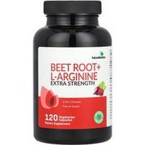 Futurebiotics, Burokėlių šaknis + L-argininas, ypač stiprus, 120 vegetariškų kapsulių