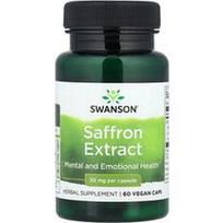 Swanson Vitamins, Šafrano ekstraktas, 30 mg, 60 veganiškų kapsulių