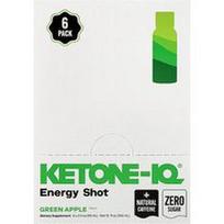 Ketone-IQ, Energinis šūvis, žalias obuolys, 6 buteliukai po 59 ml (2 skysčio uncijos)