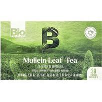 Bio Nutrition, Arbata „Mullein“ lapeliais, be kofeino, 30 arbatos pakelių, 57 g