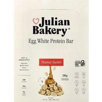 Julian Bakery, Kiaušinių baltymų baltymų batonėlis su žemės riešutų sviestu, 12 batonėlių po 60 g (2,1 uncijos)