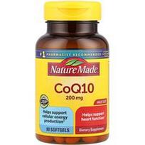 Nature Made, CoQ10, 200 mg, 80 minkštųjų kapsulių