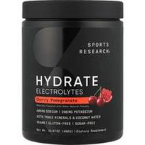 Sports Research, Hidratuojantys elektrolitai, vyšnių ir granatų skonio, 450 g