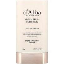 d'Alba, Veganiškas gaivusis apsauginis kremas nuo saulės, SPF 50+, 20 g