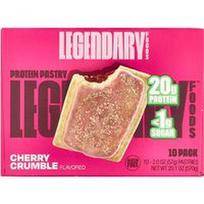 Legendary Foods, Baltyminiai vyšnių skonio trupininiai pyragėliai, 10 vnt. pakuotėje, po 57 g