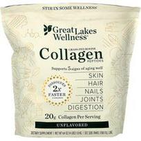 Great Lakes Wellness, Žole šertų galvijų kolageno peptidai, be skonio, 64 uncijos (1,8 kg)