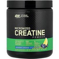 Optimum Nutrition, Mikronizuoti kreatino milteliai, mėlynių limonadas, 360 g