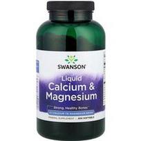 Swanson Vitamins, Skystas kalcis ir magnis, 200 minkštųjų gelių