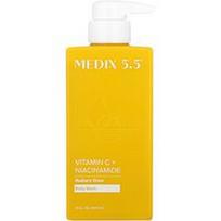 Medix 5.5, Kūno prausiklis „Radiant Glow“, su vitaminu C ir niacinamidu, 444 ml