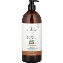 Sukin, Botaninis kūno prausiklis, visiems odos tipams, „Coconut Bliss“, 1 l (33,82 fl oz)