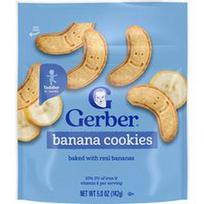 Gerber, Bananiniai sausainiai, 12+ mėnesių, 142 g
