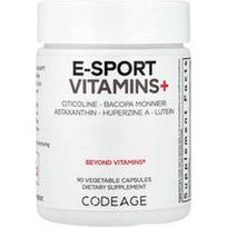 Codeage, E-Sport vitaminai+, 90 daržovių kapsulių