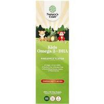 Nature's Craft, Vaikams skirtas Omega 3 + DHA, ananasų skonio, 60 ml (2 skysčio uncijos)
