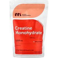 Micro Ingredients, Kreatino monohidrato milteliai, be skonio, 500 g (17,6 uncijos)