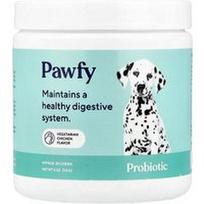 Pawfy, Probiotikas, šunims, nuo 6 mėnesių, vegetariškas vištienos skonio, 30 kramtukų, 113 g