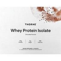 Thorne, Išrūgų baltymų izoliatas, šokolado skonio, 14 pakelių po 30,2 g (1,06 uncijos)