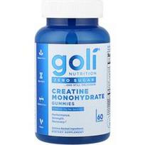 Goli Nutrition, Kreatino monohidrato guminukai, 60 guminukų