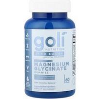 Goli Nutrition, Magnio glicinato guminukai, 60 guminukų