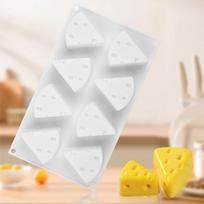 8 netgi Sūrio Putėsių Silikoninė Tortų Dekoravimo Forma Kepimui Forma Desertas Putėsiai Pyragaičių Forma Ledų Forma Virtuvės Įrankiai ONE SIZE white